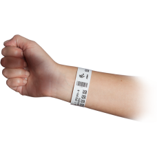 Zebra Z-Band Adult UltraSoft Red Wristbands 25.4 x 279.4mm